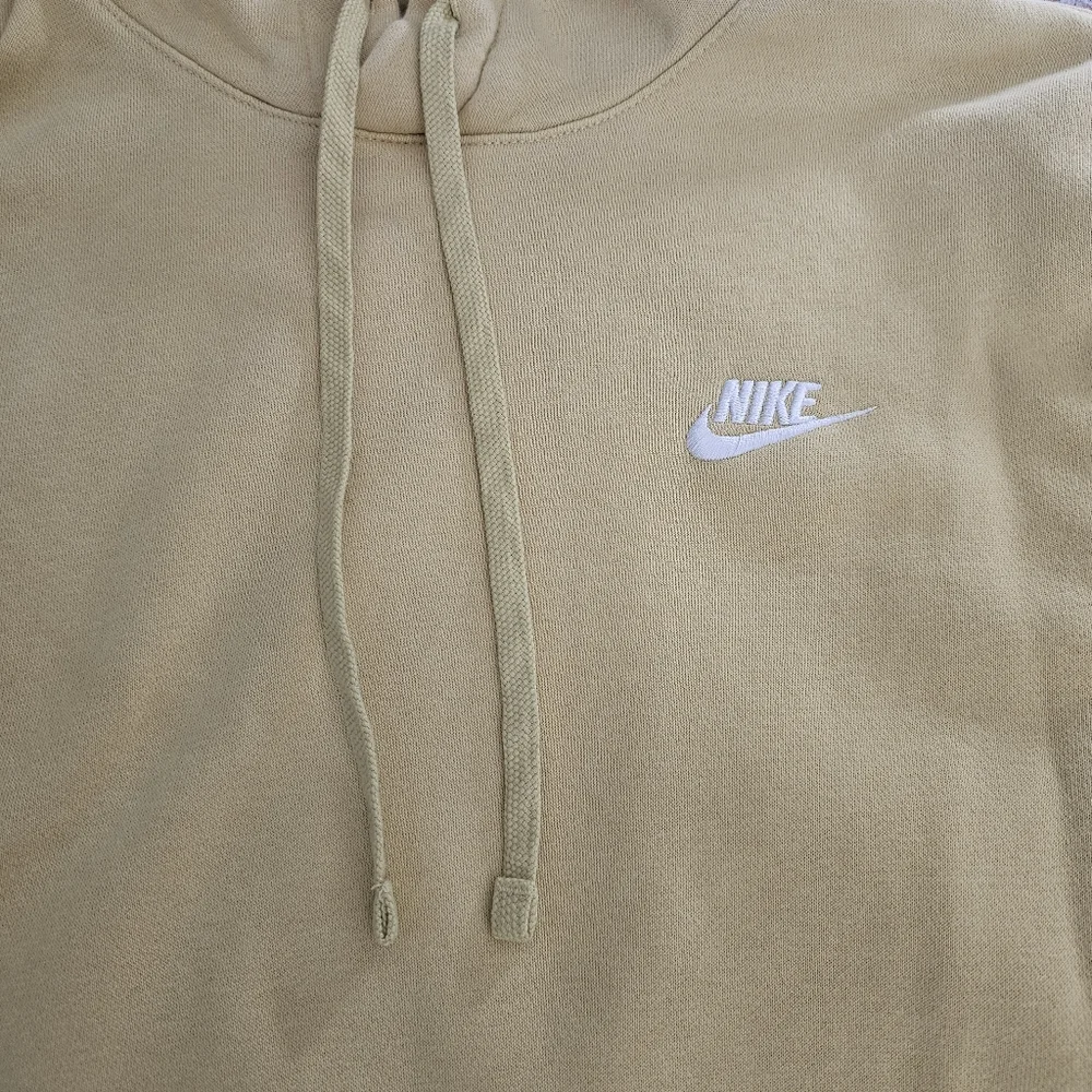 Nike Sweater Men Medium Adult Yellow Hoodie Pockets‎ Sweatshirt Pullover Fleece